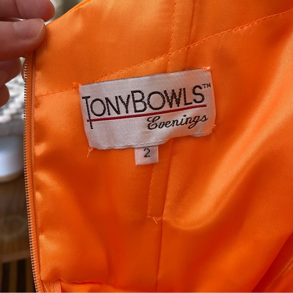 Tony Bowls Evenings Women’s One Shoulder Gown Dress - Picture 6 of 9